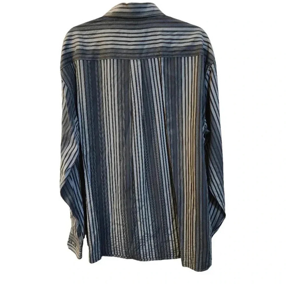 Burma Bibas Men's Vintage Long Sleeve Button Down Tee XL - Picture 4 of 4